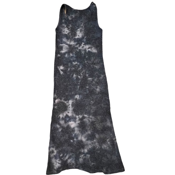 Yummy Sweater Co. Sleeveless Rib Knit Tie-Dye Print Dress Woman’s SZ Small - Picture 4 of 10